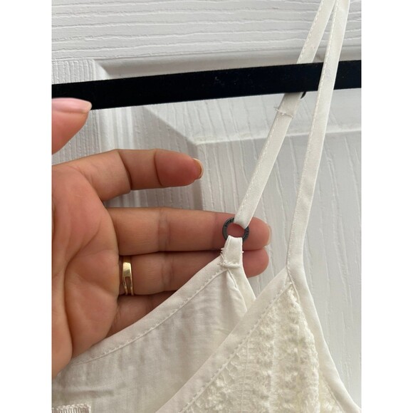 Abercrombie & Fitch NWT white eyelet lace shorts romper XS - Picture 4 of 8